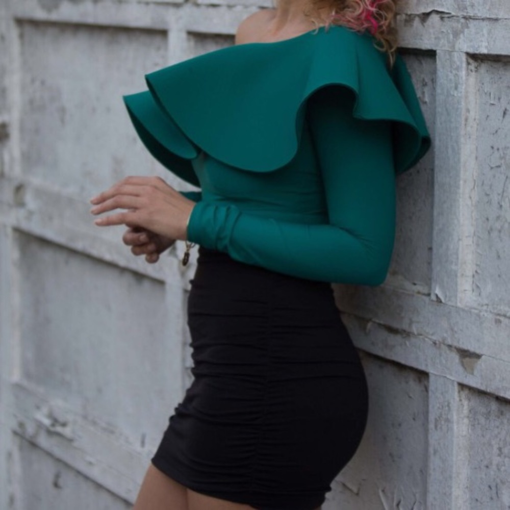 Dark Aqua Body Suit
